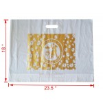 CARRY BAG GOLDEN PRINTED 23.5"*18" 250 Pcs